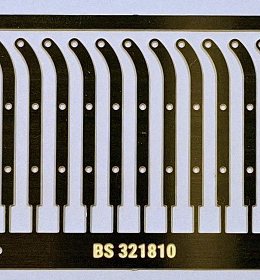 Detailaufnahme des Geländer-Typs Chamues von Becker&Sohn Modellbau in Spur1