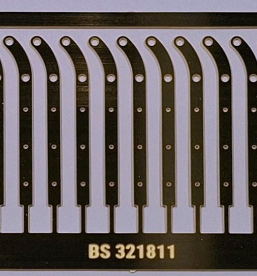 Detailaufnahme des Geländer-Typs Chamues von Becker&Sohn Modellbau in Spur1